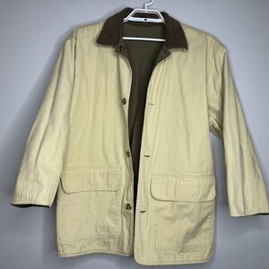 Vintage Brandon Thomas Medium Barn Chore Reversible Jacket with Corduroy Collar